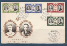 MONACO  grande  enveloppe 1er