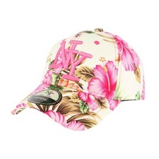 Casquette baseball beige et