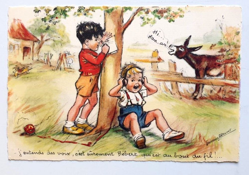 Carte postale ancienne - carte,