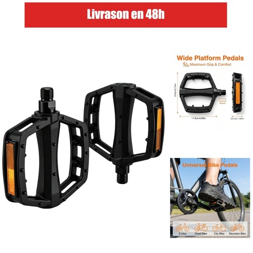 Pédales vtt aluminium - vtt,