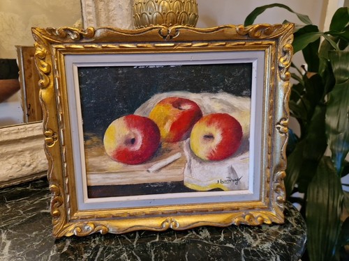 Peinture ancienne encadrée - ancienne,