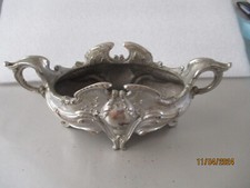 Jardinière en métal argenté