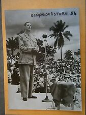Photo guerre presse  39-45 liberation  discours du Général de Gaulle Maghreb