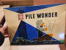 plaque peinte wonder ( émaillée ancienne)