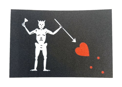 Autocollant drapeau pirate - autocollant,