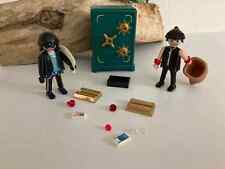21 ⚜️ Jouet Playmobil Figurines Voleurs Avec Coffre Fort