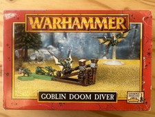 Warhammer 9109 Goblin Doom Diver empty box Citadel 1998 OOP Games Workshop GW