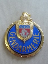 PLAQUE DE BAUDRIER MOTARD GENDARME DE LA GARDE RÉPUBLICAINE casque képi shako