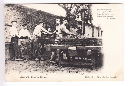 Cpa gouville la - cpa,