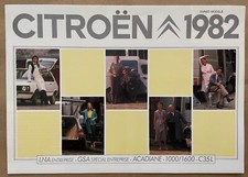 CITROËN - 1982 - BROCHURE /