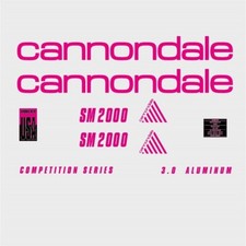 Cannondale SM2000 Decals