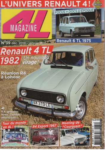 Magazine renault 4 tl - 39,