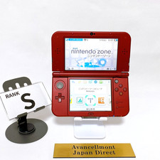 Stylet Console New Nintendo 3DS LL XL Rouge Métallisé Testé Japon Fonctionnel...
