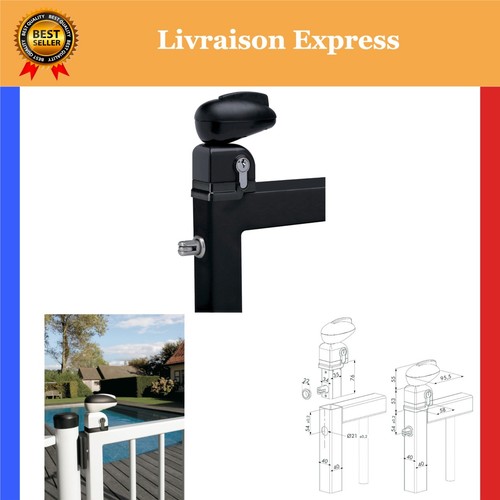 Serrure twist pour portillon - serrure,