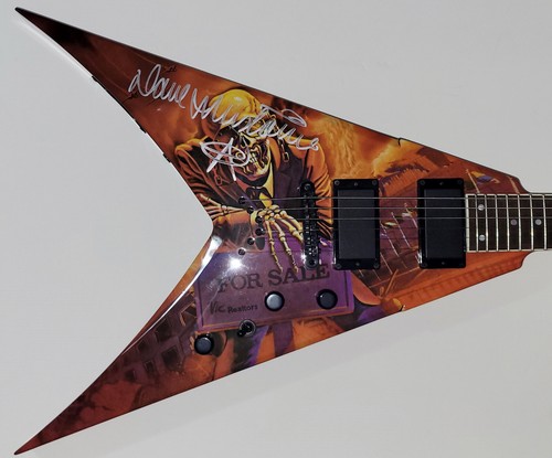 Dave mustaine signed dean - dave,