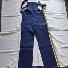 Vetement de travail ancien salopette bleue neuve jamais portée
