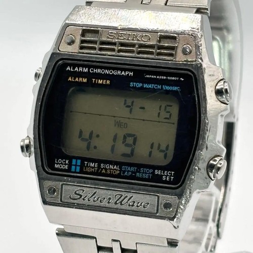 Seiko silver wave a259 5090 - seiko,