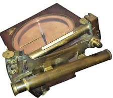 Theodolite -Teodolito-Surveying- Kompass- Boussole forestière  à éclimètre - XIX