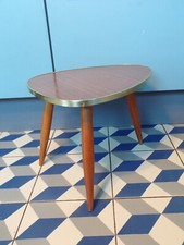TABLE PORTE PLANTE TRIPODE-Triangulaire-VINTAGE-FORMICA-DESIGN 60