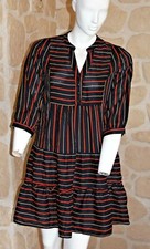 Robe bleue et orange neuve