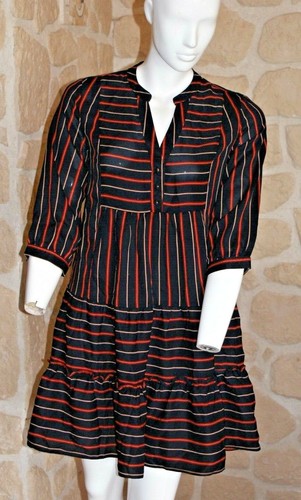 Robe bleue orange neuve - robe, et