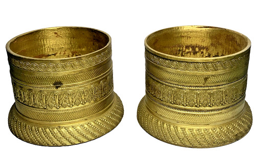 Grande embase colonne - , bronze