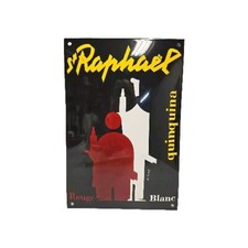 plaque émaillée St RAPHAËL quinquina 