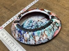 Ancien cendrier décoratif Signé grès du Morvan Ref N.1