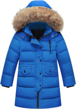 Amropi Enfant Fille Parka Veste Manteau Longue Blouson Epaisse Manteau À Capuche