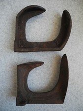 lot 2 anciennes enclumes cordonnier outil ancien old shoemaker anvils old tool 