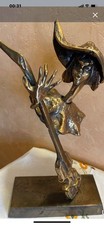 Sculpture bronze signe - bronze,