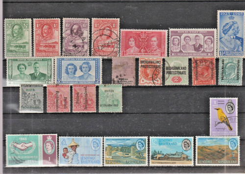 Ref902 timbres anglais lot - ,