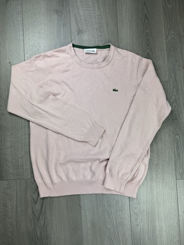 Lacoste pull femme - rose, col
