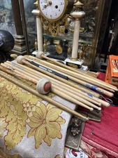 lot baguettes de batterie en bois diverses dont 1 brosse tambour occasion