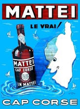 POSTER AFFICHE  MATTEI CAP
