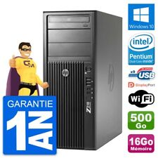 PC Tour HP Z210 Intel Pentium G630 RAM 16Go Disque Dur 500Go Windows 10 Wifi