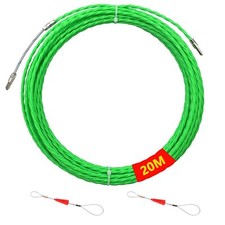 Aiguille Electricien Tire Fil électriques 20 m en Polyester Kit Rétractable d...