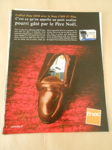 Publicité 1998 advert fnac - 1998,