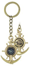 Porte-clés - Ancre/roue de