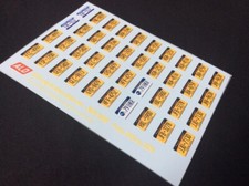 2010-2019 PLAQUES D'IMMATRICULATION NEW YORK 1:24 DECALS - POUR 20 VOITURES