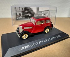 Rosengart Super 5 LR4N 1938 1/43 IXO Boite Vitrine