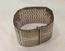 Grand bracelet Gourmette Ancien Anglais - Argent Massif