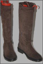 CATARINA MARTINS Bottes Cavalières Daim Marron Foncé T 37 TTBE