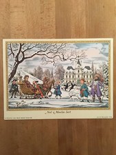 Hergé - Carte de voeux 1986 -