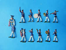 Plats d'étain - Zinnfiguren : Guerre de 1870 - 11 musique casque à pointe Prusse