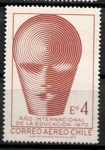 Timbre stamp chili 1970 - timbre, /