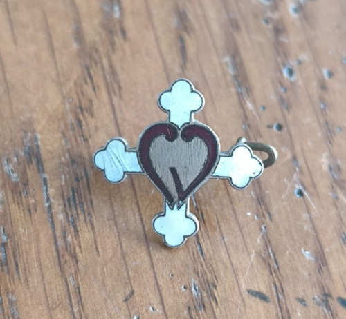 Ancien insigne broche email - insigne,