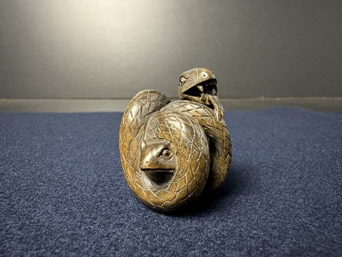 Japanese netsuke charm - netsuke, bois