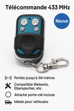 Télécommande Chauffage Parking 433MHz Webasto Eberspacher – 4 Boutons – Neuve🔥