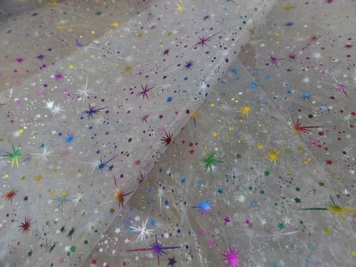 Tissu organza blanc - , double